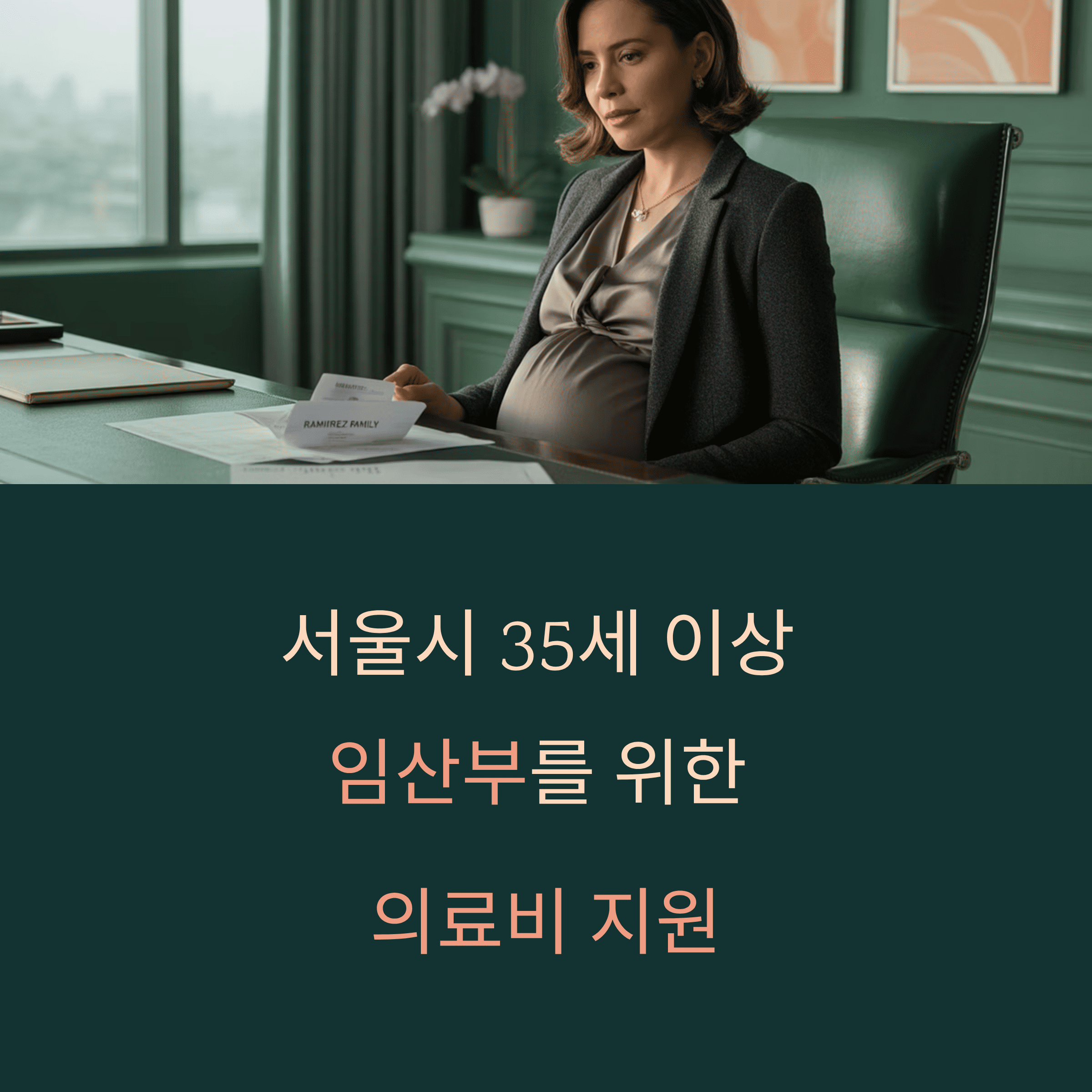 서울시 35세 이상 임산부 의료비 최대 50만원 지원 사업