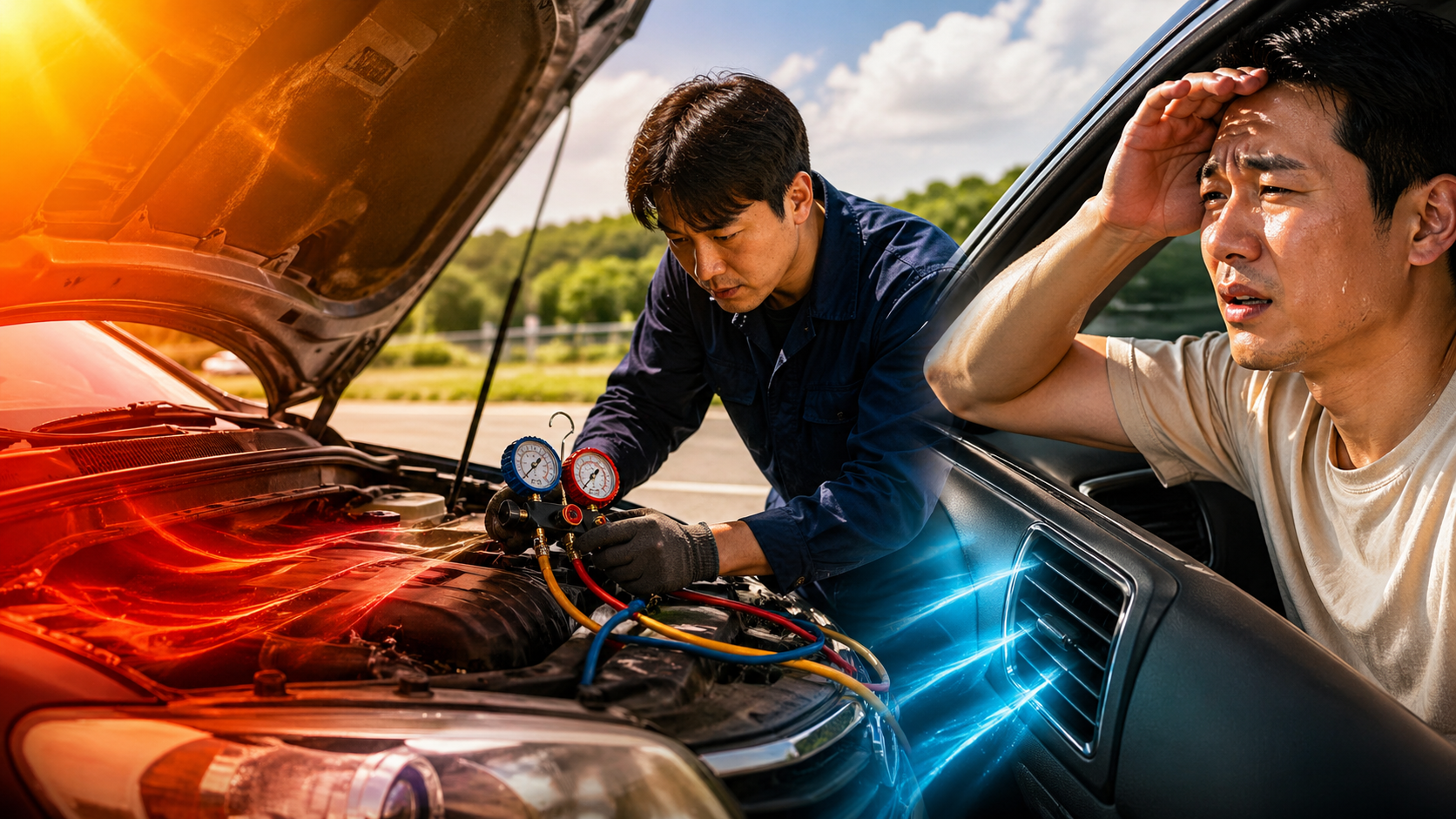 자동차 에어컨 셀프 점검 + 정비소 바가지 방지 가이드 2026