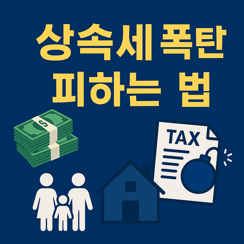 상속세 폭탄 피하는 법