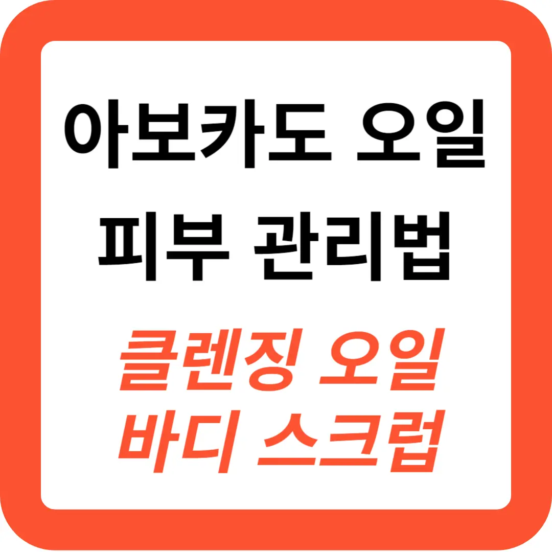 피부-관리에-좋은-아보카도-오일-효능-추천