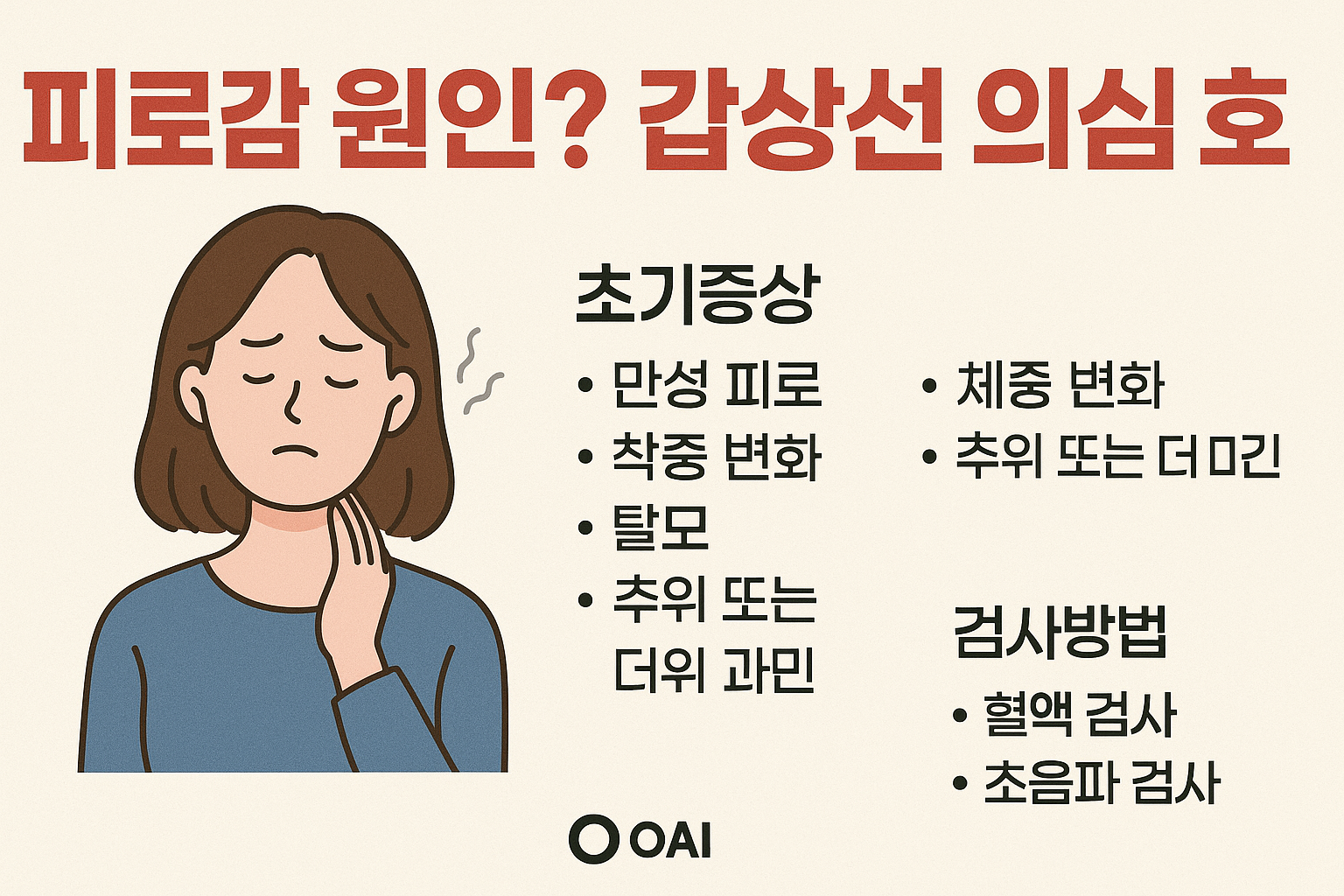 갑상선 의심 신호