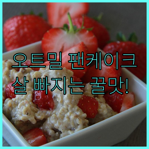 지속 가능한 다이어트 메뉴 오트밀 팬..