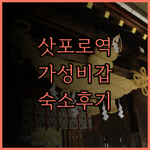 삿포로 워싱턴 호텔 플라자 가성비 갑