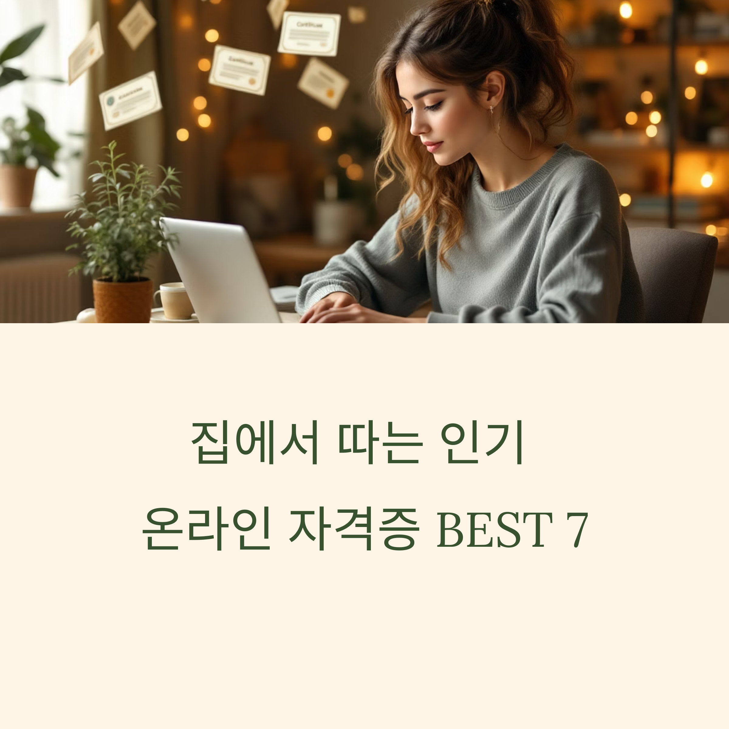 집콕 시대, 온라인으로 따는 자격증 BEST 7