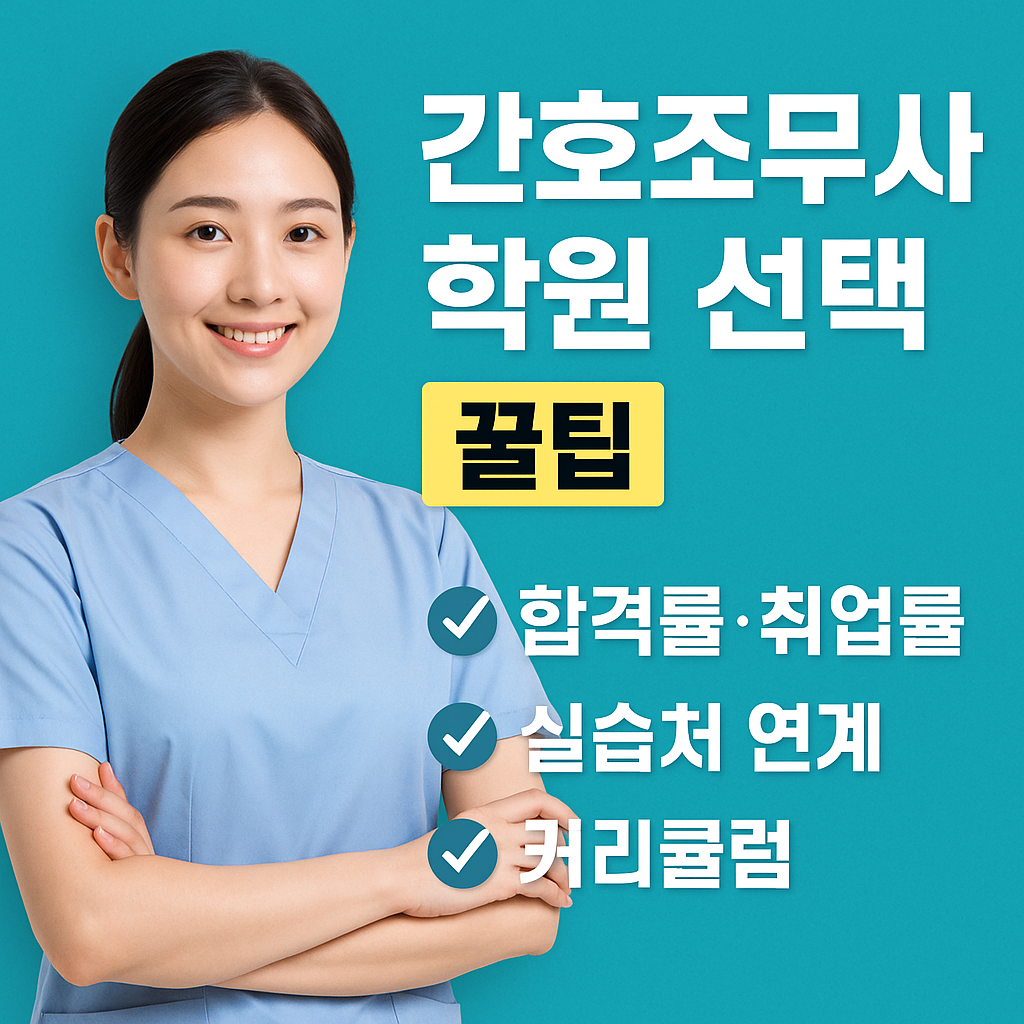 보건복지부 지정 학원 보기