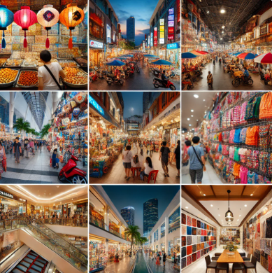 동남아 여행 쇼핑