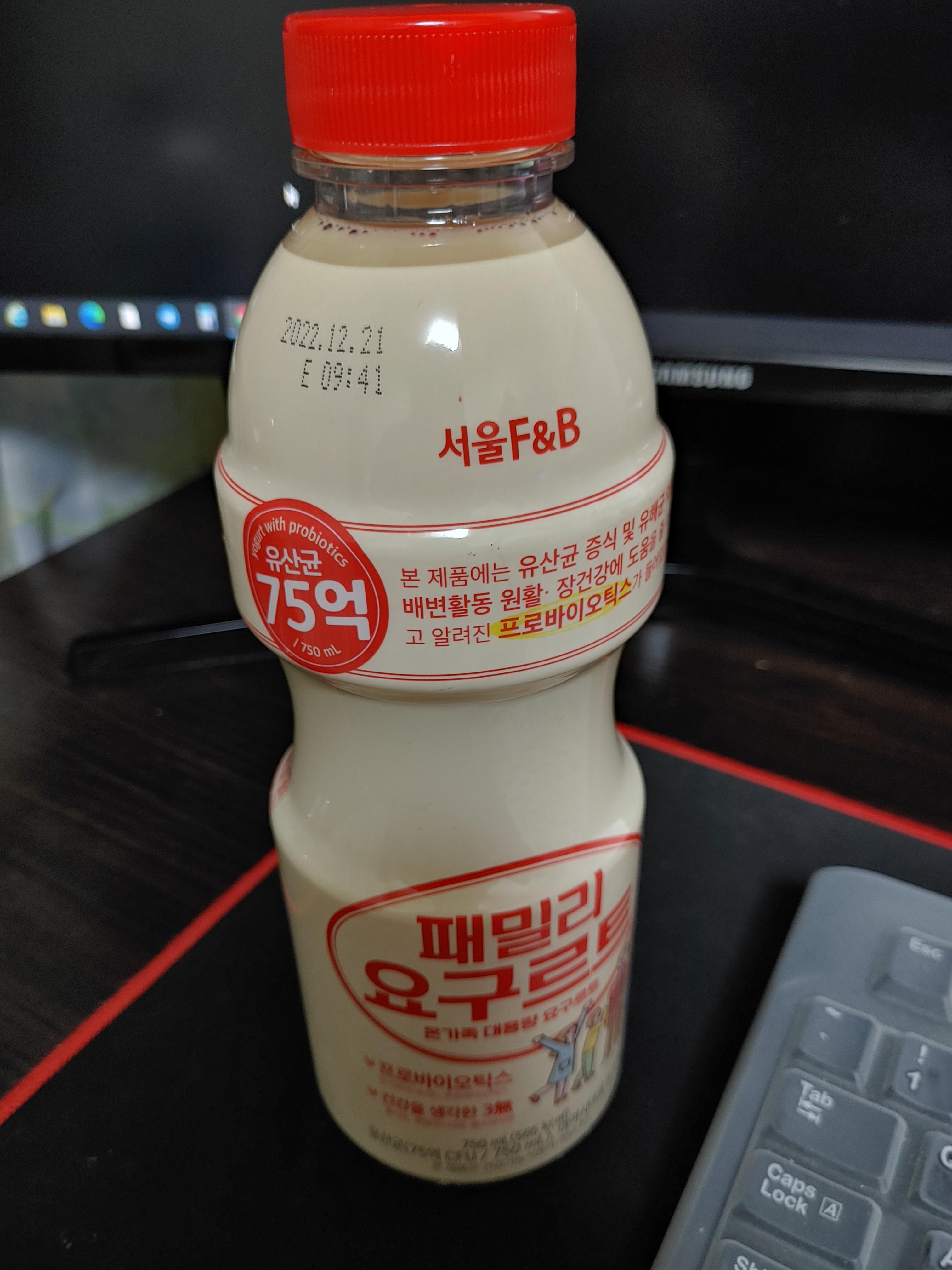 편의점 대용량 요구르트