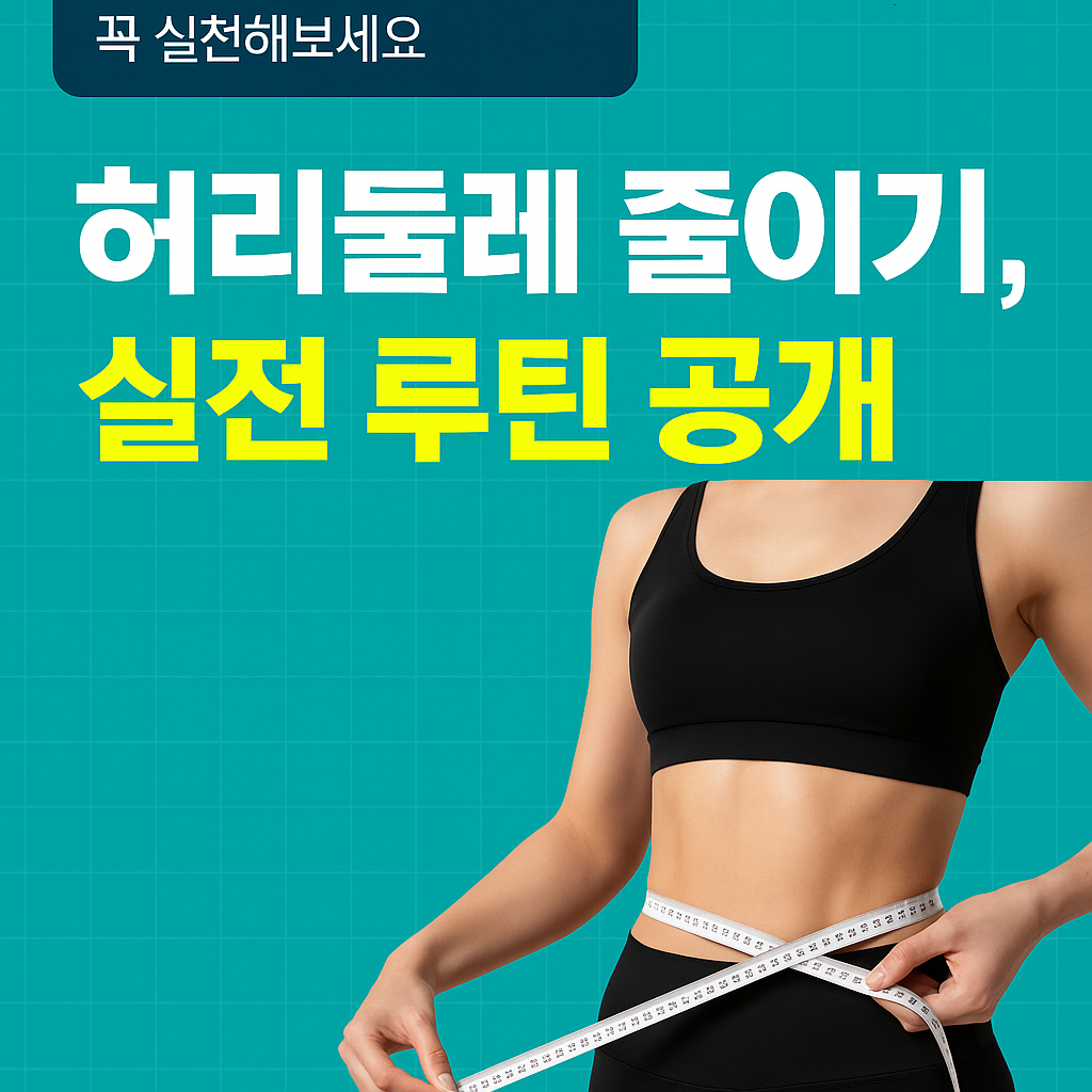 허리둘레 줄이기