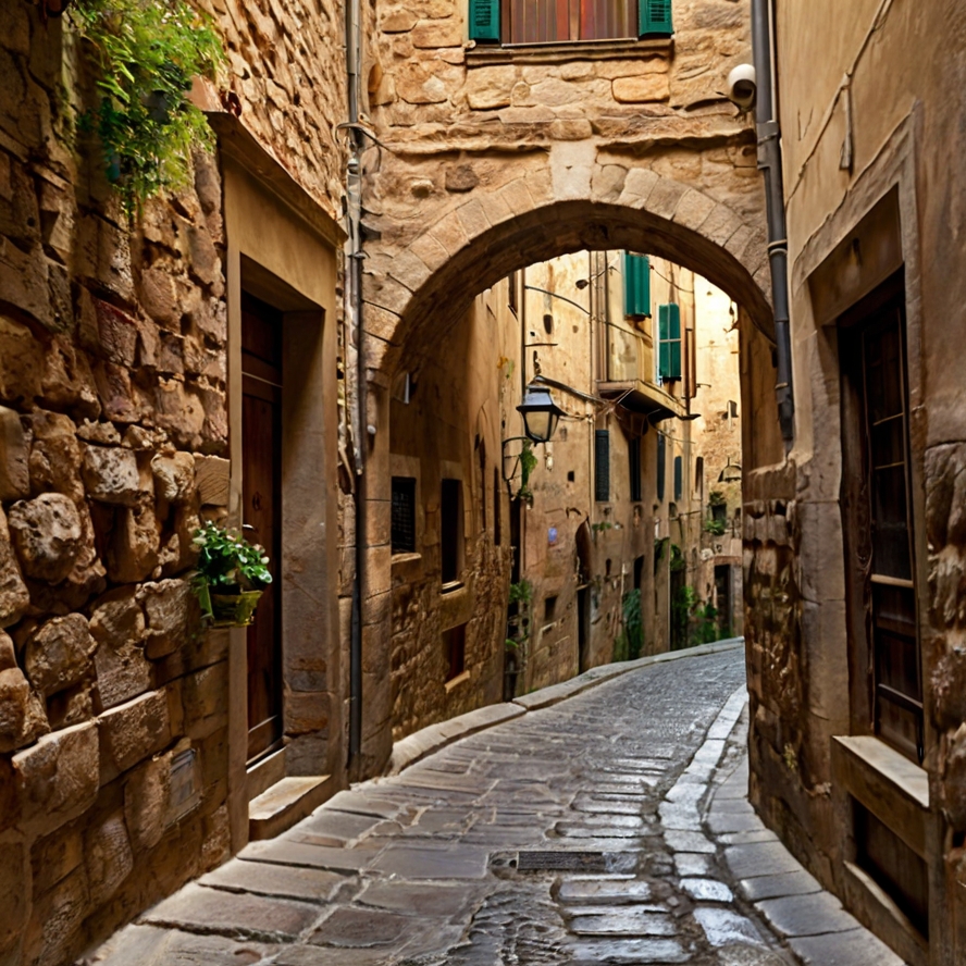 피틸리아 절벽도시 유대인 지구 이미지