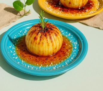 틱톡에서 유명한 어니언 보일 요리 완성 모습