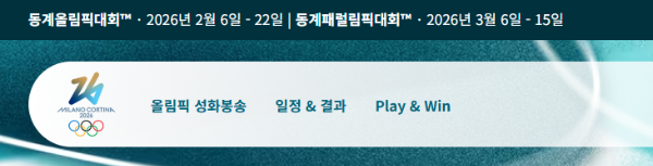 동계올림픽 대회기간