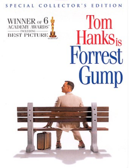 포레스트검프 포스트/톰행크스배우가의자에 앉아있다