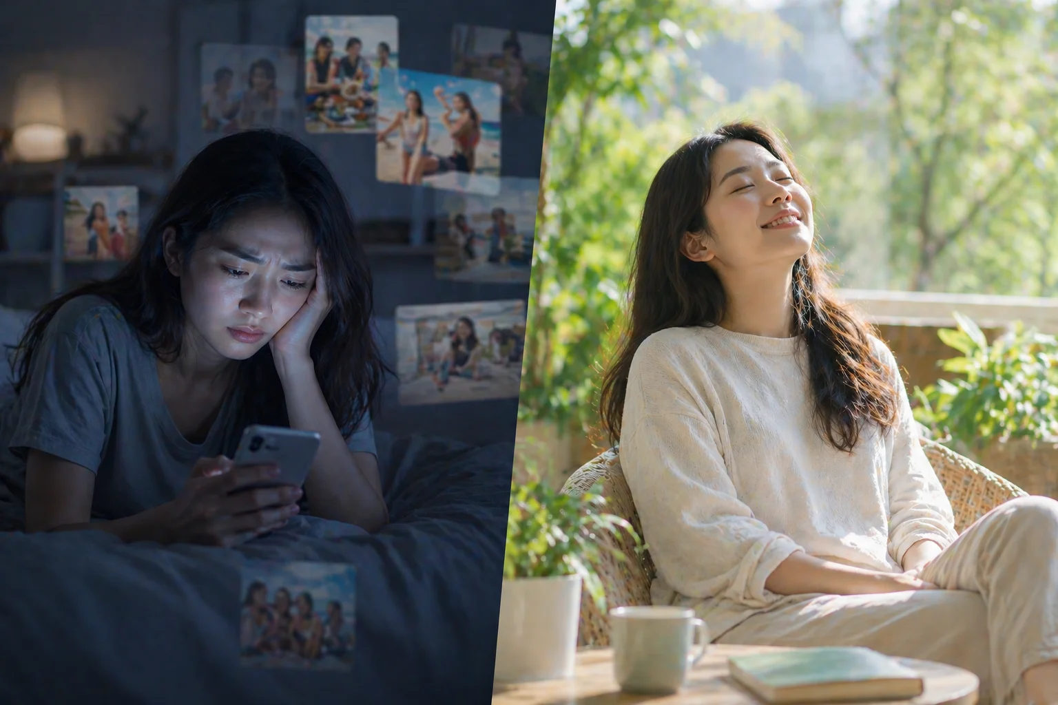 디지털 디톡스 SNS 사용과 자기 비교 심리 구조