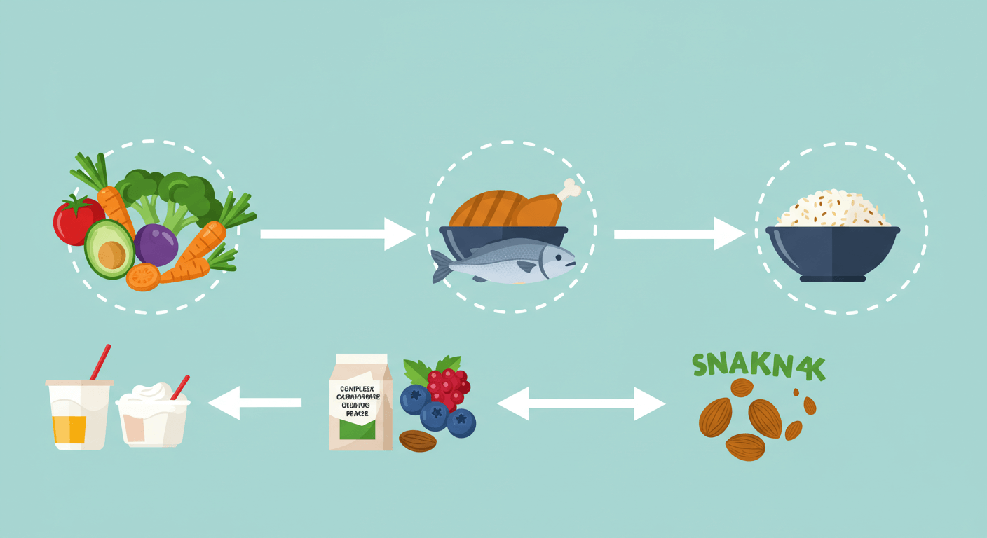 &quot;3. 당뇨에 적합한 탄수화물 식단 구성 팁&quot;에 대한 이미지입니다.