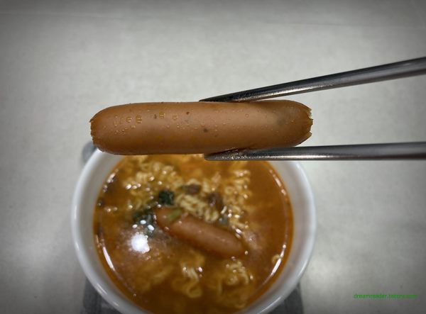 목우촌 프라임 브런치 부어스트 소시지 2023년 1~5월 조리 후