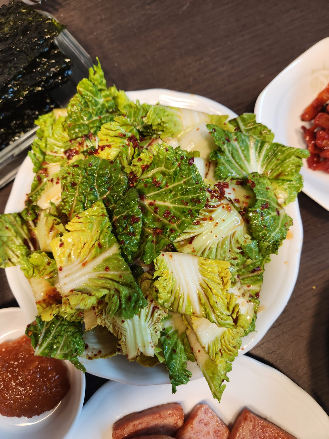 봄동 겉절이