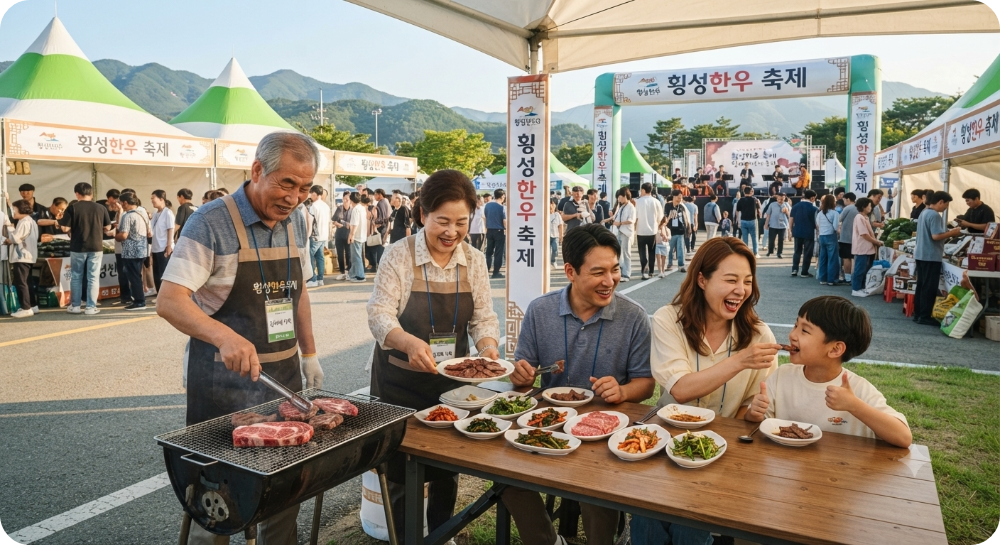 횡성한우축제 이미지