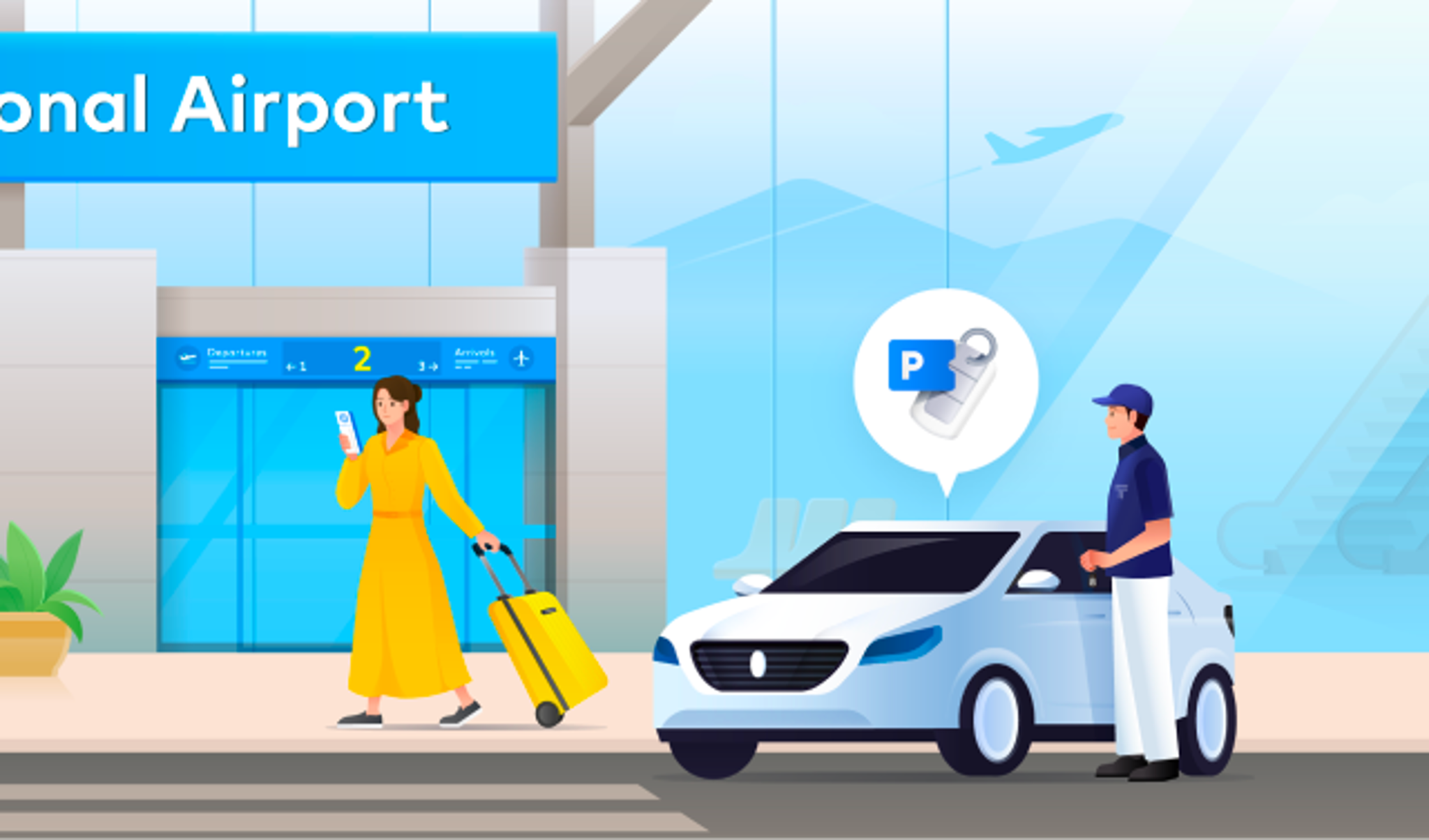 인천공항 2터미널 카카오 T 발레 서비스