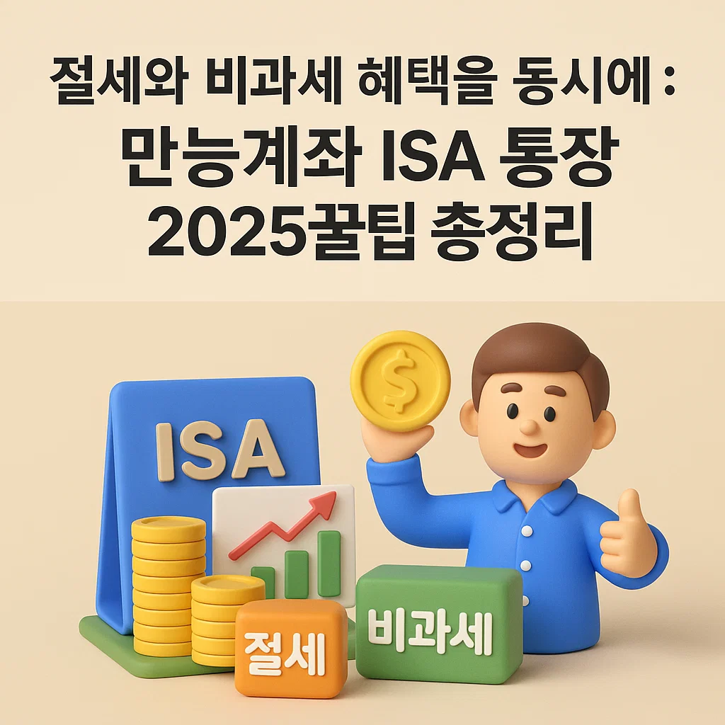 만능계좌-ISA통장-2025꿀팁총정리