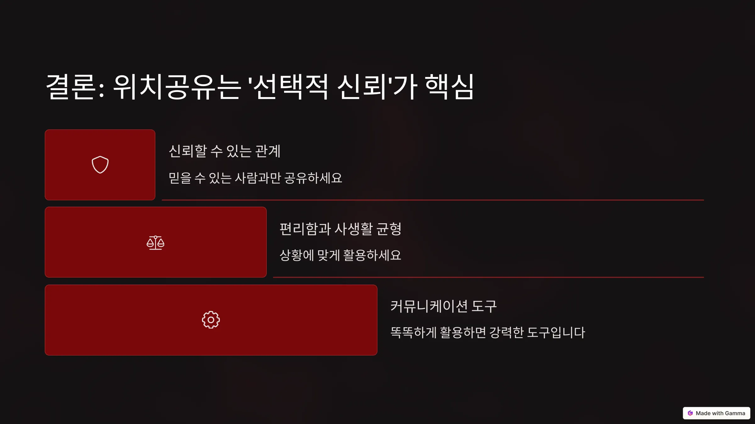 마무리