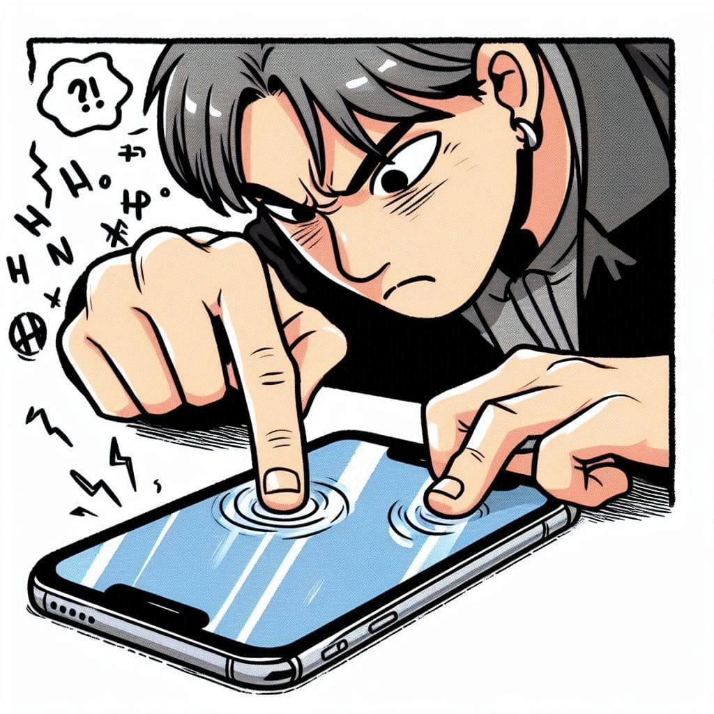 iPhone touch malfunction problem