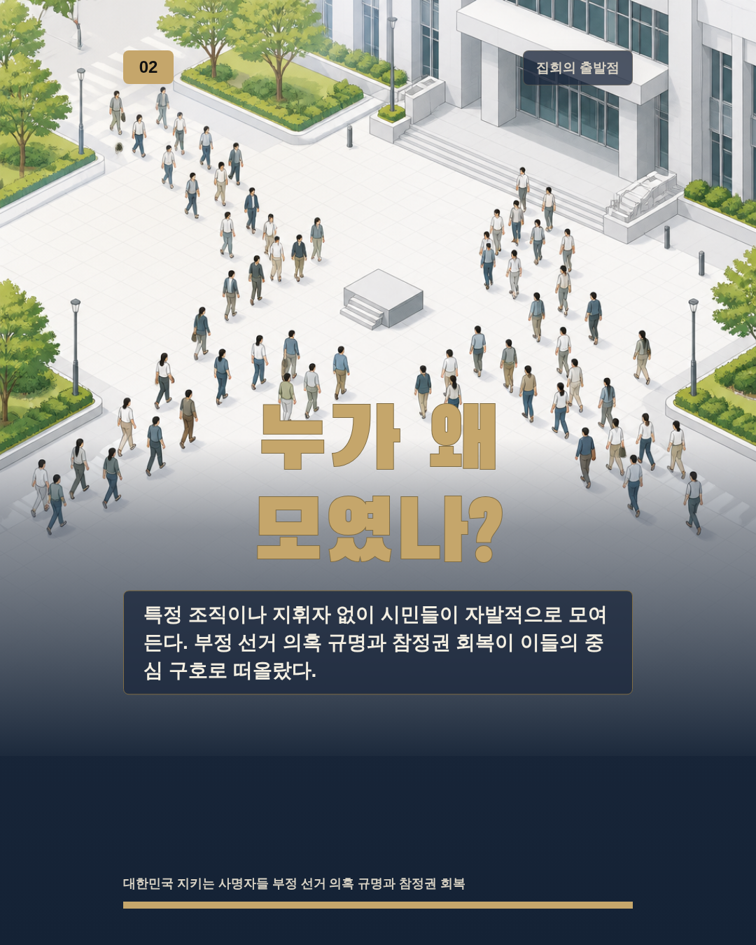 누가 왜 모였나?