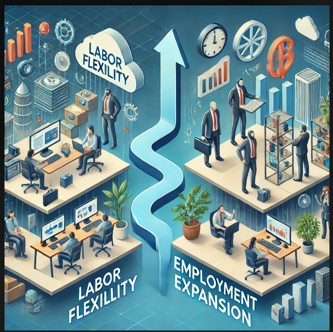 노동 유연성 vs 고용 확대 관련 사진