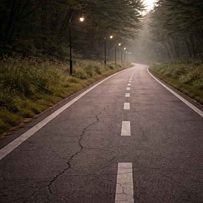 철인3종 훈련 중 과훈련이 오기 전, 몸의 미세한 신호를 인식하며 멈춰 선 러너의 모습