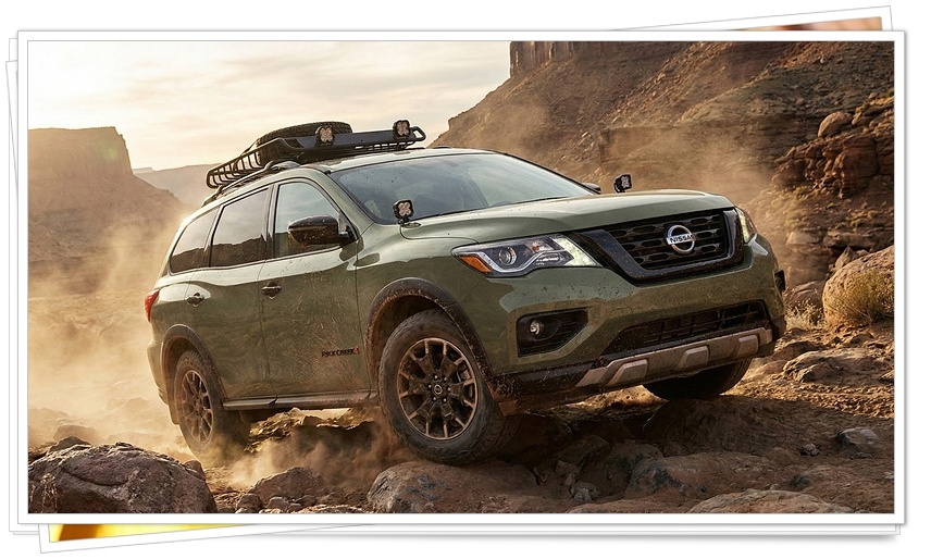 닛산 패스파인더 SUV 오프로드 험로 주행 사진 4륜구동