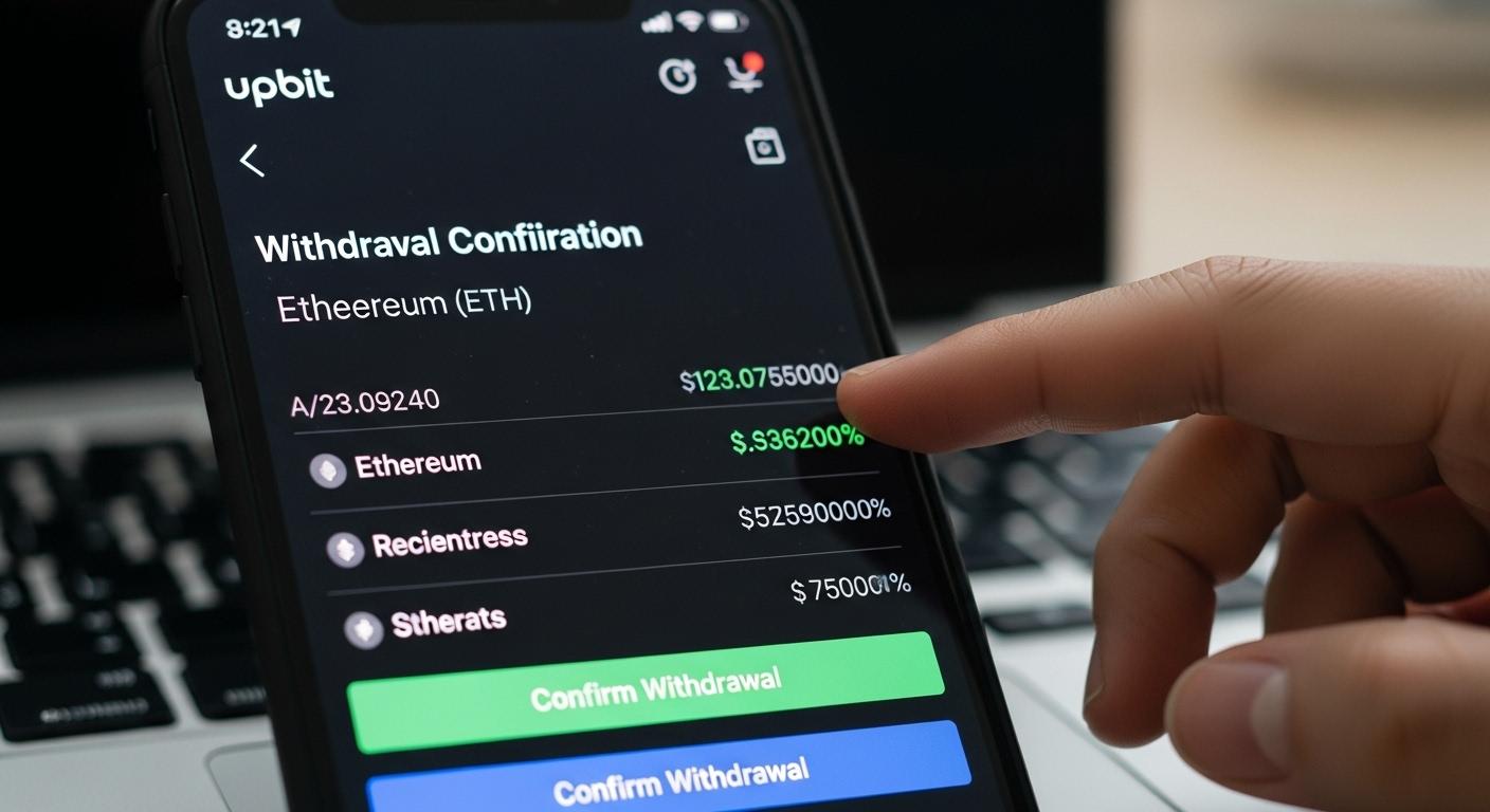 업비트 ETH 출금하기