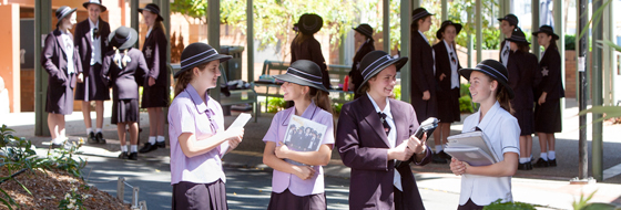 호주의 한 사립학교의 사진