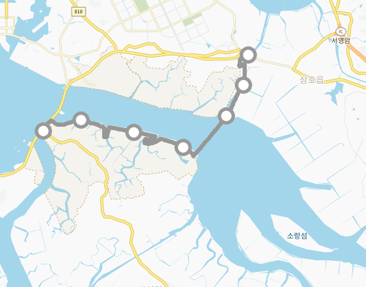 전남 해남 명소 가볼만한곳 걷기좋은 둘레길 서해랑길 14, 15, 16코스