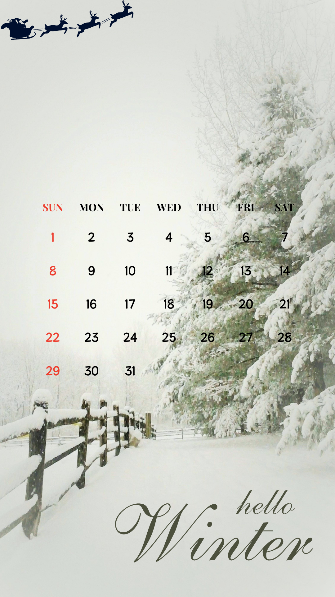 12월 달력 배경화면 이미지 모음