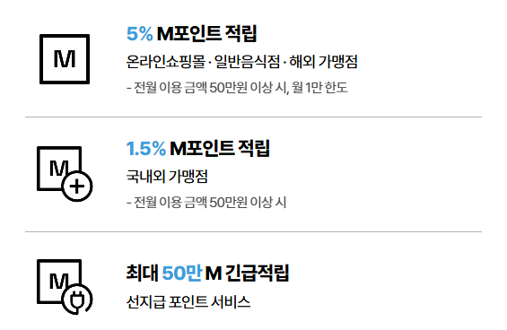 현대카드 M Edition3 혜택