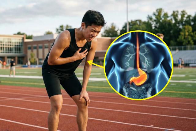 러닝 가슴통증 원인 속쓰림 위산역류