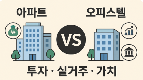 아파트 vs 오피스텔 장단점
