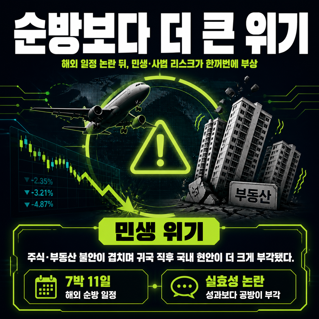 순방보다 더 큰 위기