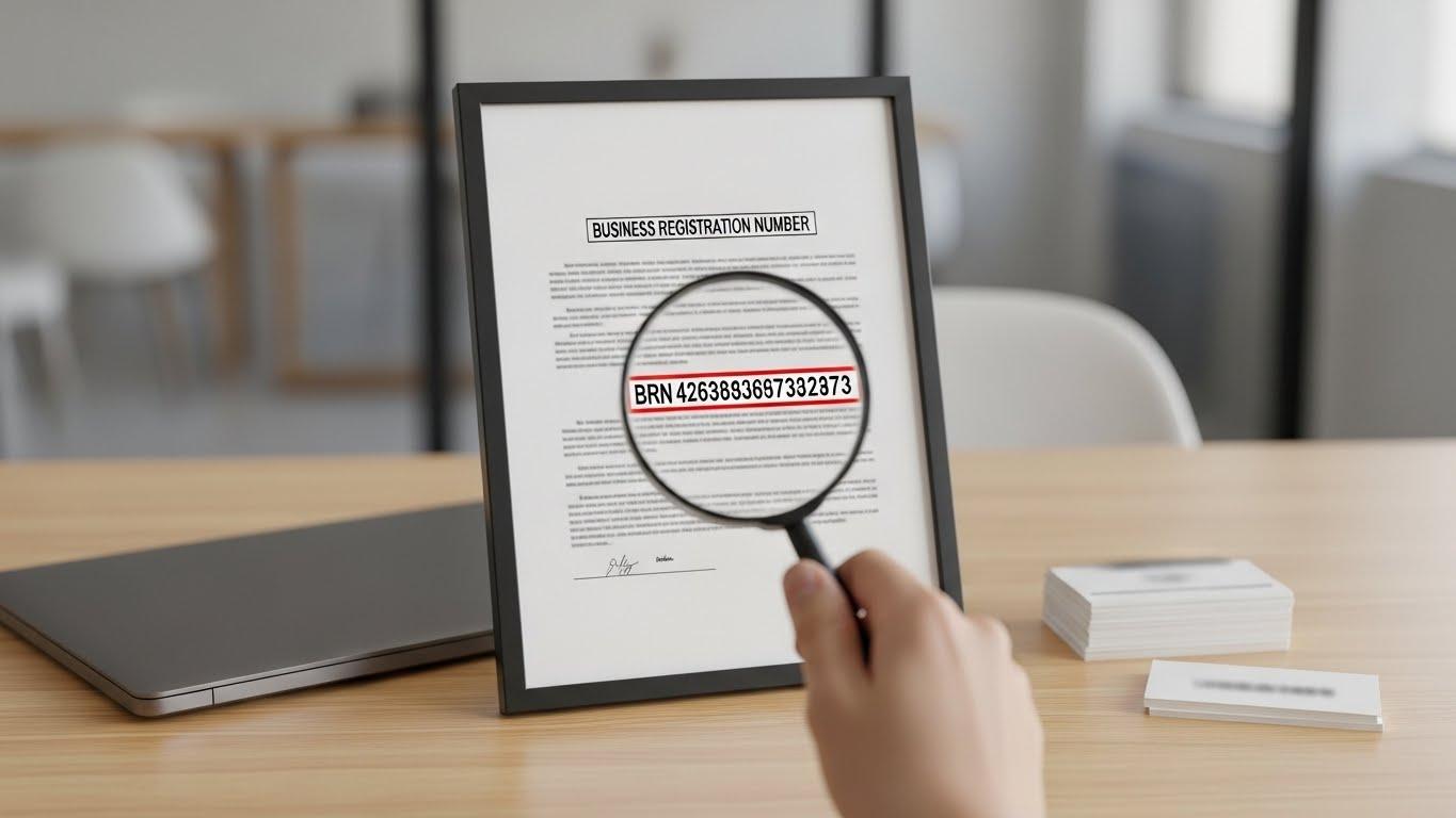 개인사업자등록번호 찾는법