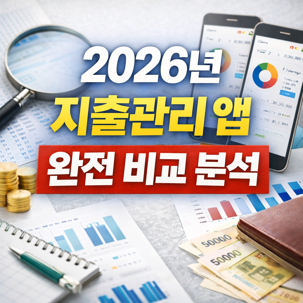 2026년 지출관리 앱 비교 분석｜AI 가계부로 돈 새는 습관 완벽 차단