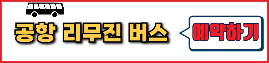 동수원 인천공항 리무진 버스 예약