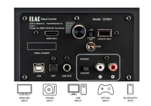 ELAC Debut Connex DCB41 후면