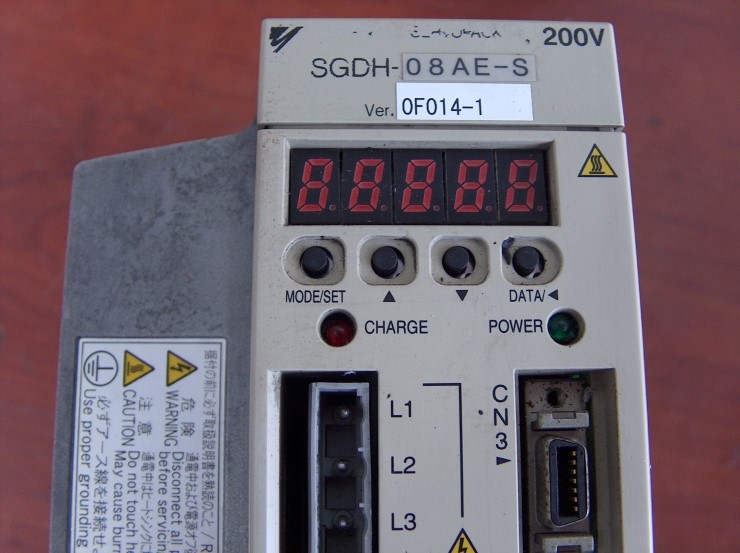 야스카와(YASKAWA), 하이젠(HIGEN) 서보팩 sgdh-08ae-s 알람 발생, 동작불능 수리 완료