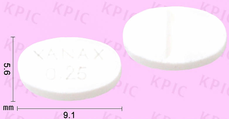 자낙스정 0.25mg