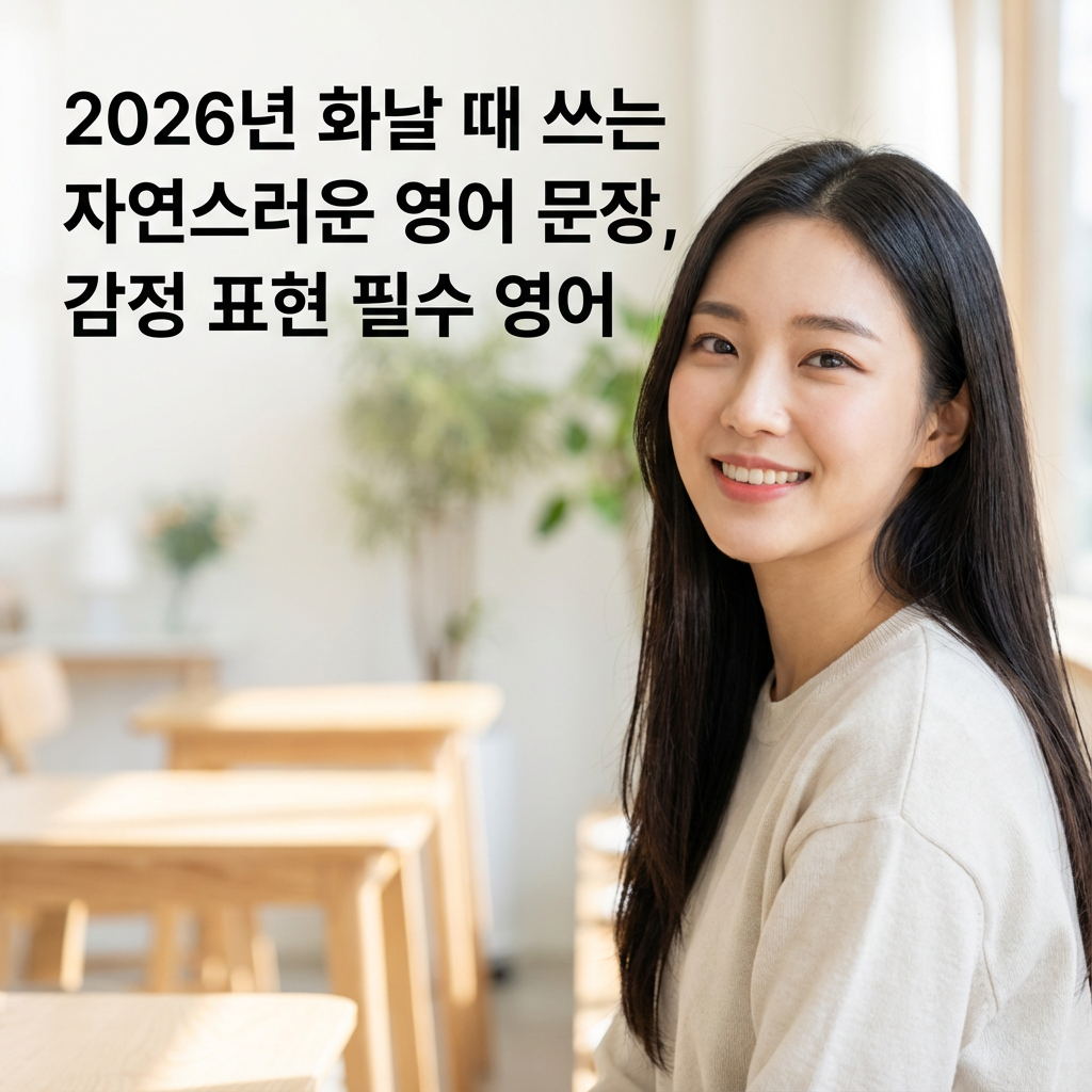 2026년 화날 때 쓰는 자연스러운 영어 문장 | 감정 표현 필수 영어