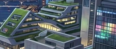 케이팝 데몬헌터스를 통한 과거와 현재, 미래를 잇는 지속가능패션에 대한 생각을 묘사한 이미지