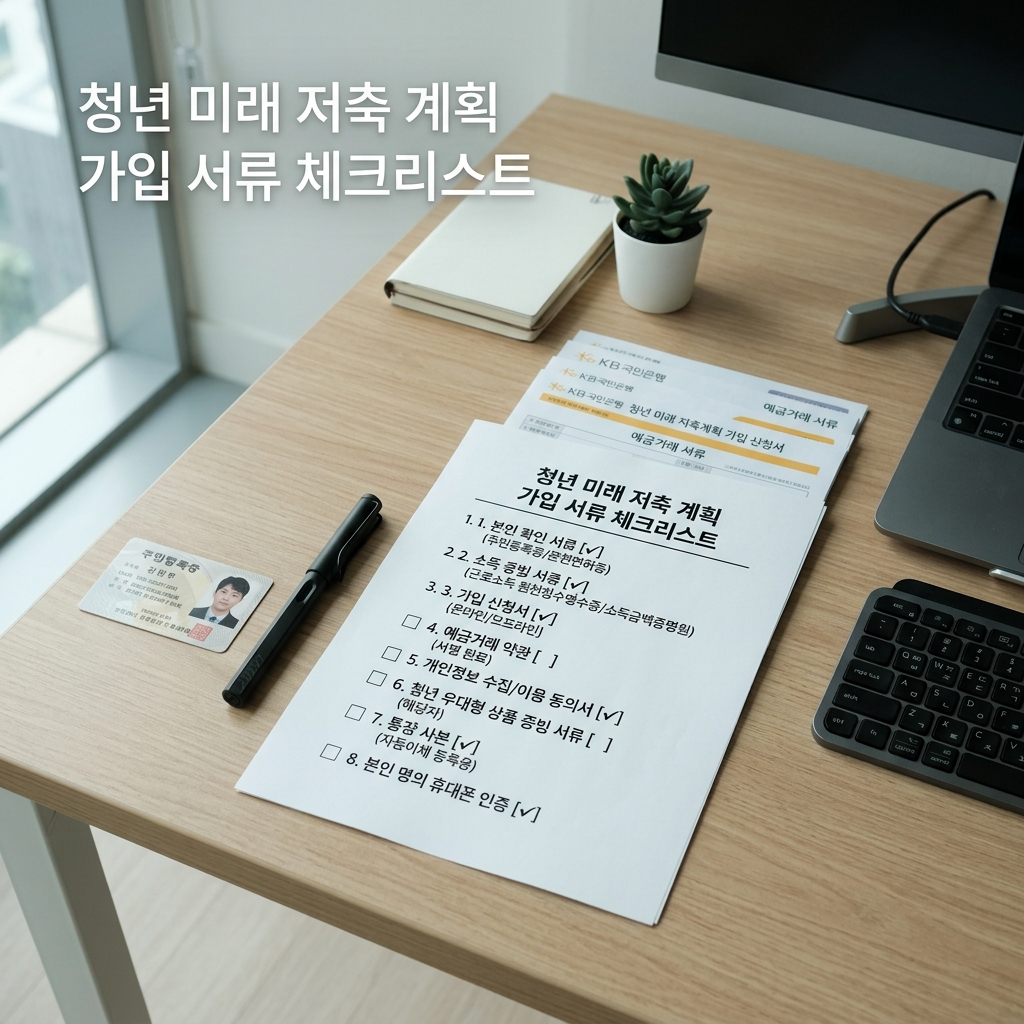 리랜서 청년미래적금 가입 서류 체크리스트