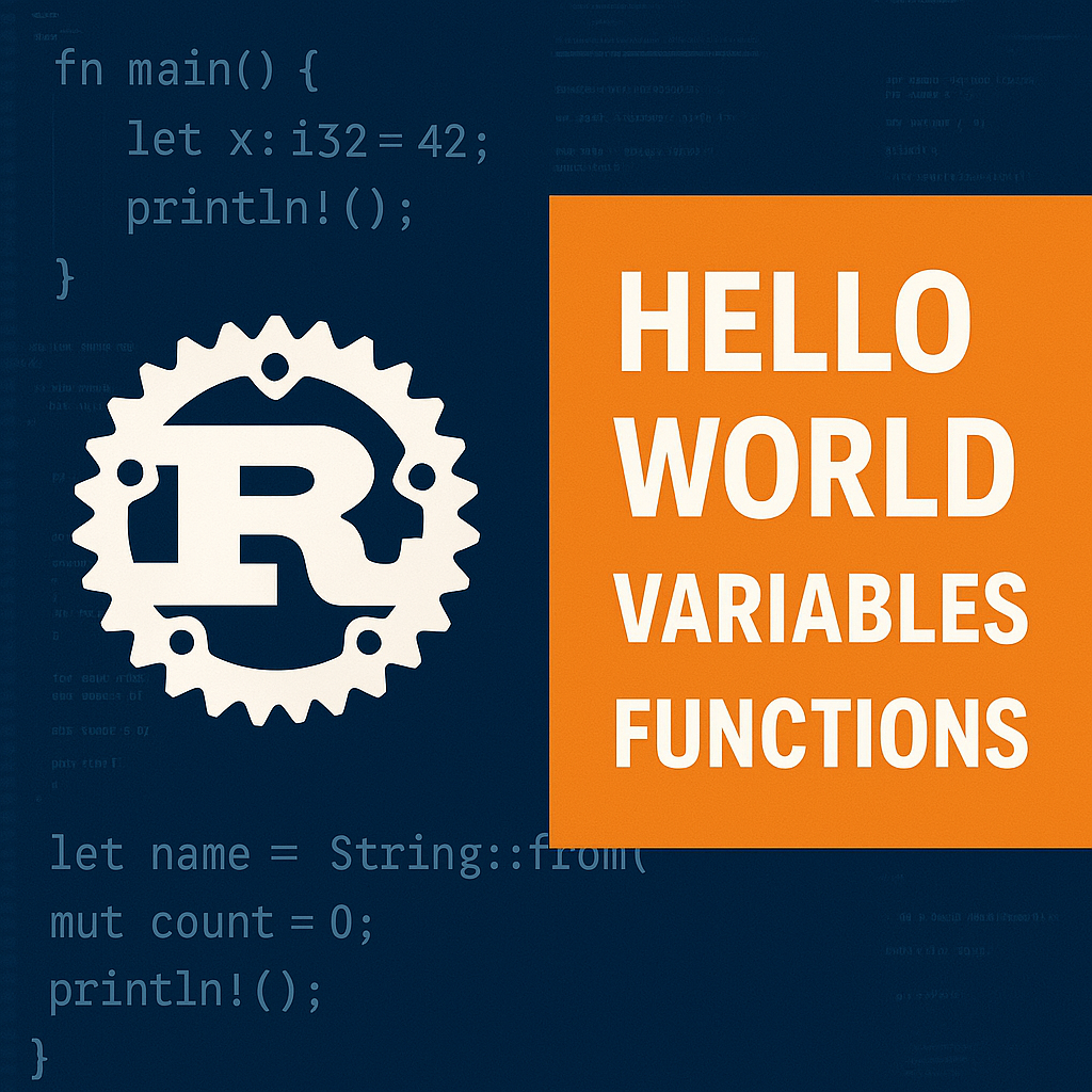 [Rust입문 #2] Rust 첫 프로그램부터 변수, 데이터 타입, 함수 완전정복 - 썸네일