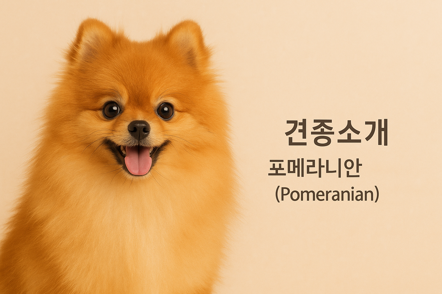 견종소개 포메라니안 이미지