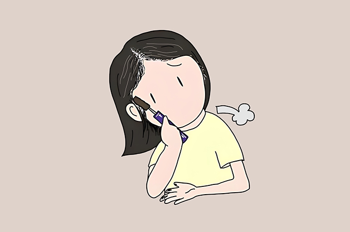 흰머리룰-염색-하는-여성