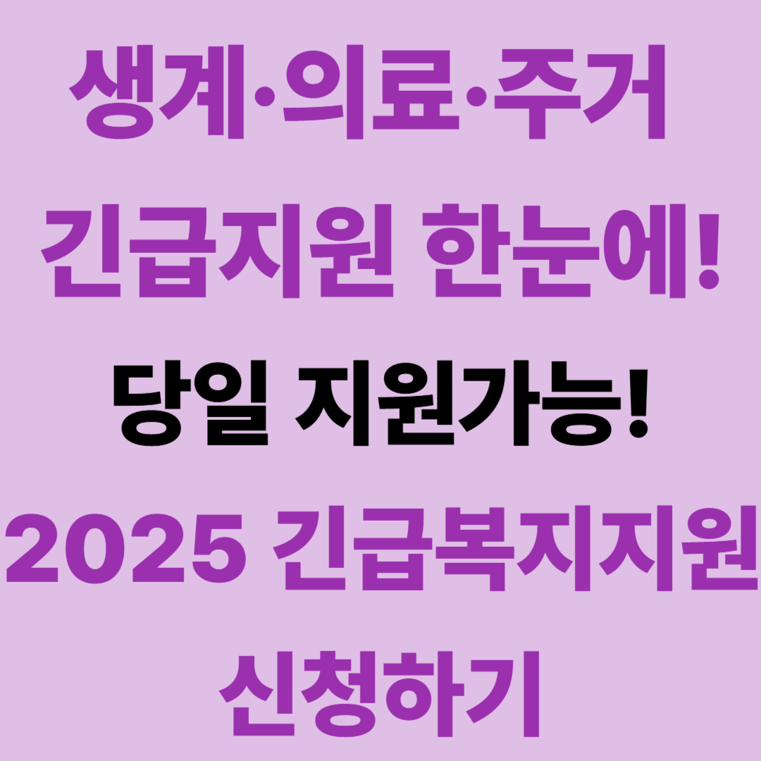 긴급복지지원금 신청 방법 절차 지원대상 정부 복지 지원제도 생계비 의료비 주거비